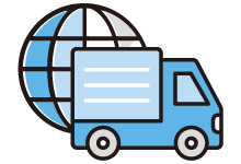 通関から配送までトータルサポートが可能